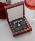 Valentine's Sale 40%: To My Soulmate - "My Life, Love & Best Friend" Sparkling Pendant - Image 2